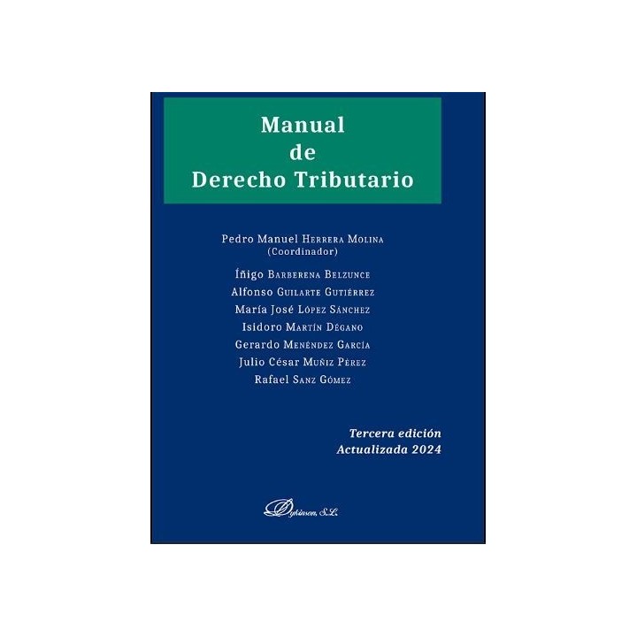 Manual de derecho tributario 2024