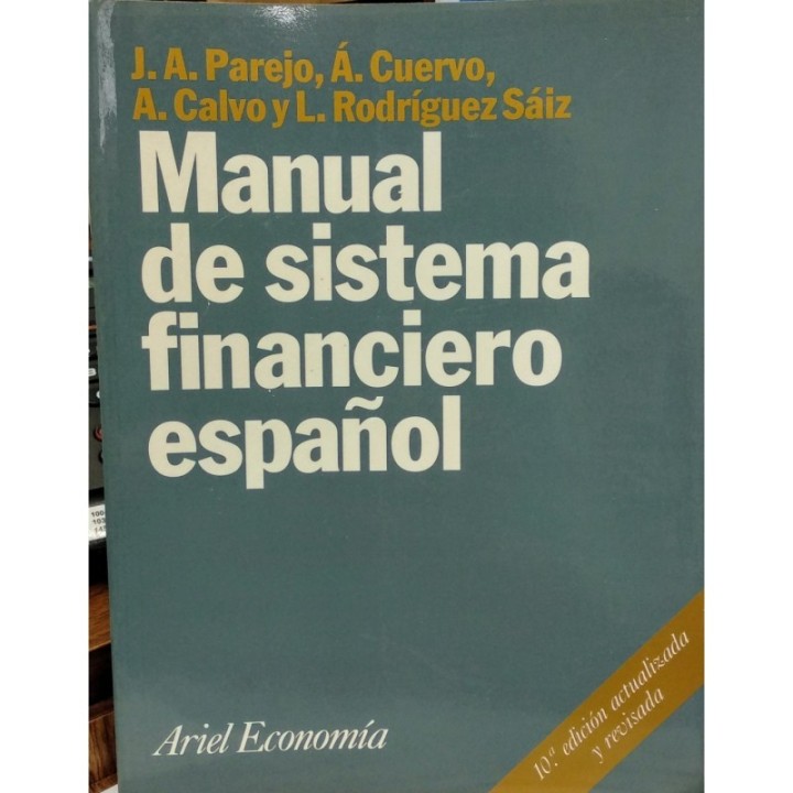 Manual de sistema financiero español 12a.ed.