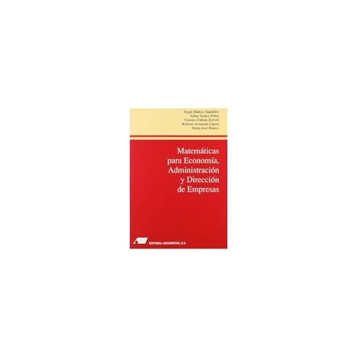Matemáticas para economía, administración y dirección de empresas