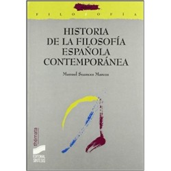Historia de la filosofía española contemporánea. Siglos XIX y XX