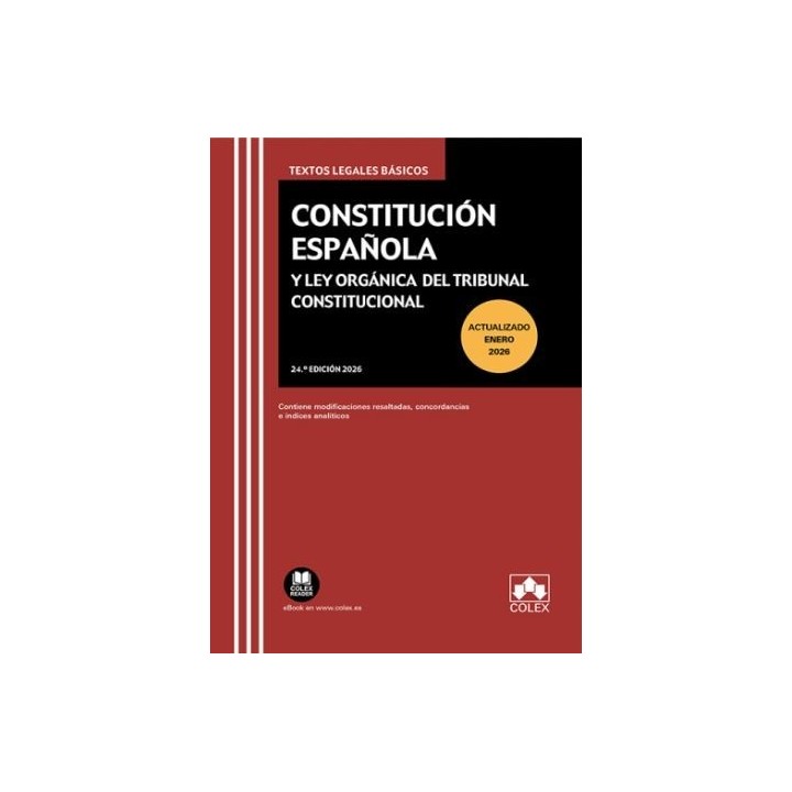 Constitución española y Ley Orgánica del Tribunal Constitucional
