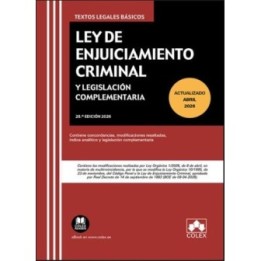 Ley de enjuiciamiento criminal y legislación complementaria