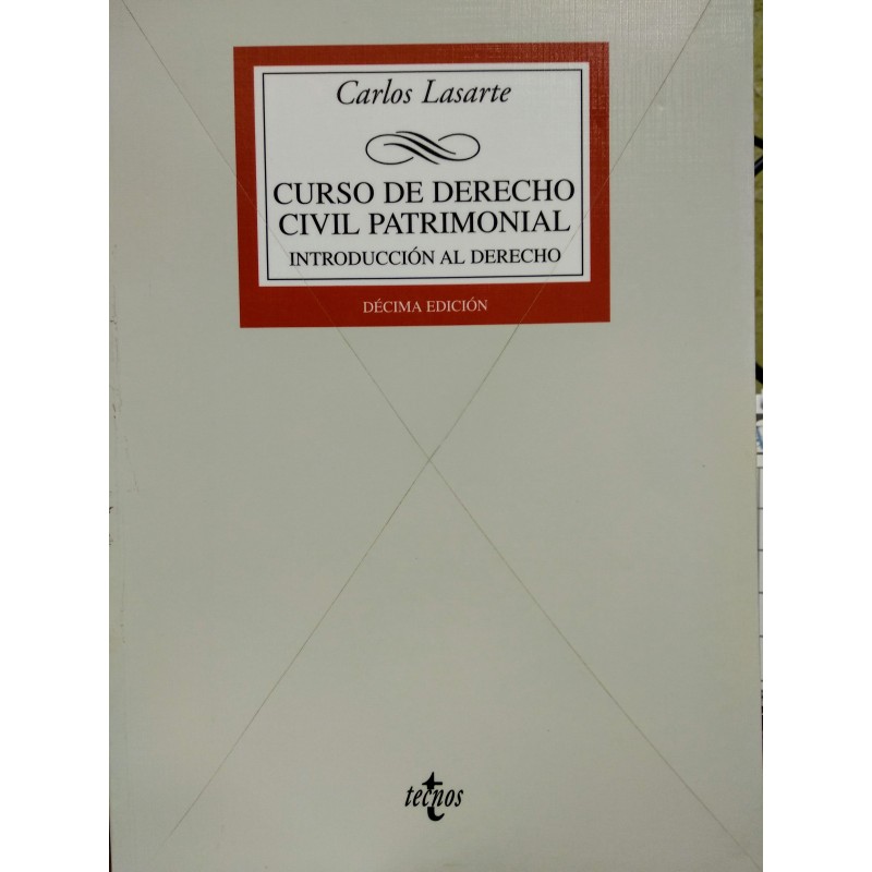Curso de derecho civil patrimonial. Introducción al derecho