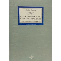 Curso de derecho civil patrimonial. Introducción al derecho
