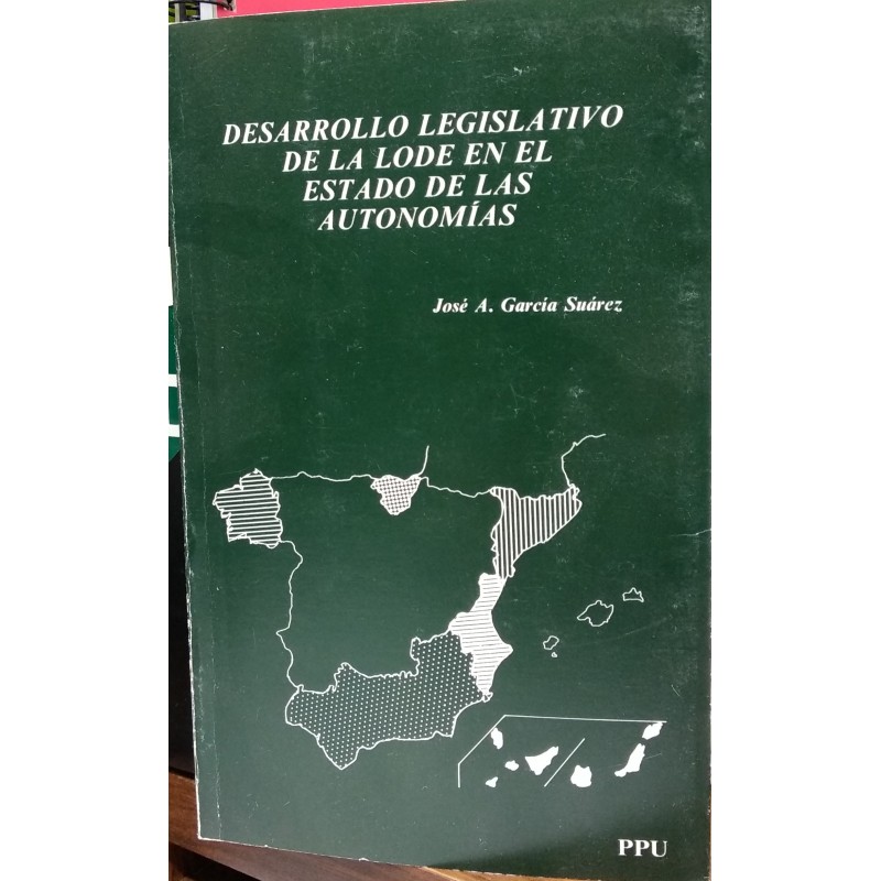 Desarrollo legislativo de la LODE en el estado de las autonomías