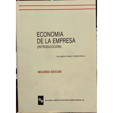 Economía de la empresa (introducción)