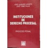Instituciones de derecho procesal. Proceso penal