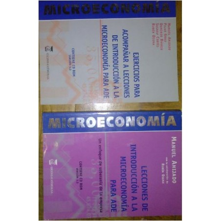 Lecciones de introducción a la microeconomía para ADE + cuaderno de ejercicios