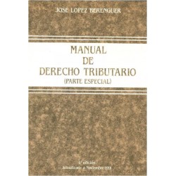 Manual de derecho tributario (parte especial-apéndice)