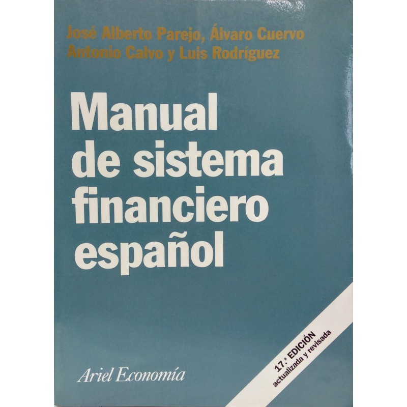 Manual de sistema financiero español