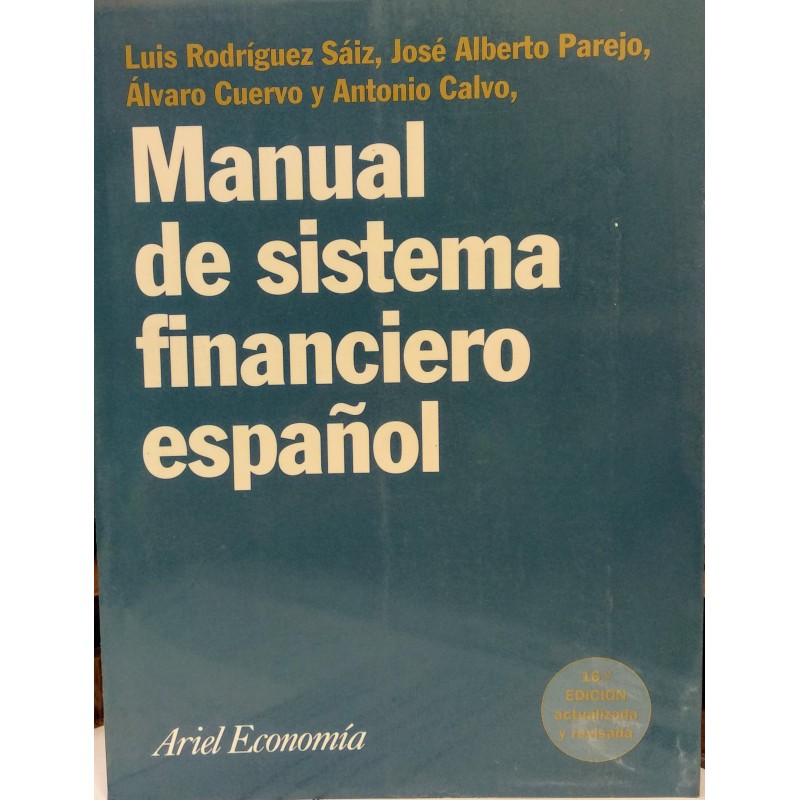 Manual de sistema financiero español