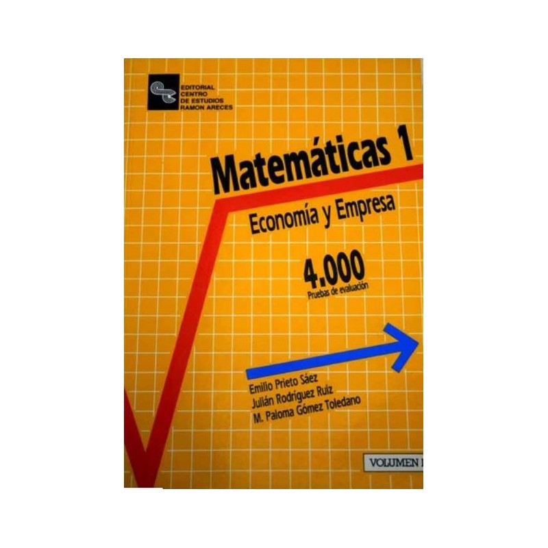 Matemáticas 1 Economía y empresa - 4.000 pruebas de evaluación (2 vols.)