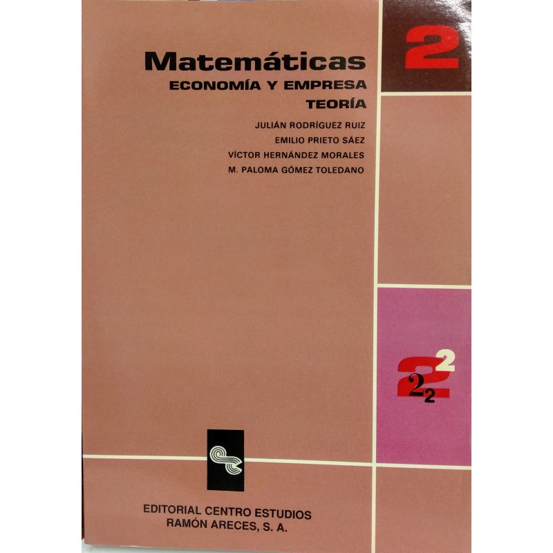 Matemáticas 2 Economía y empresa - Teoría