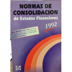 Normas de consolidación de estados financieros 1992