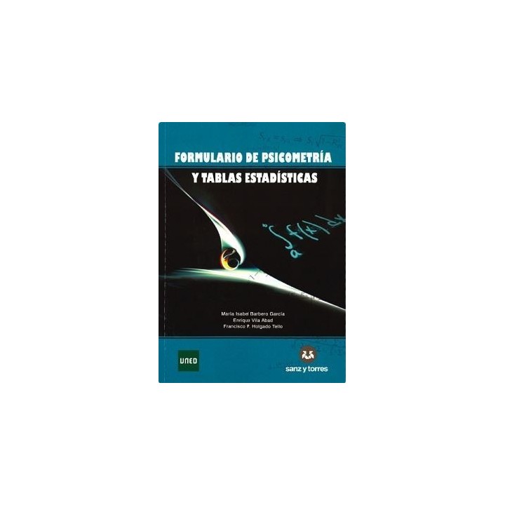Formulario de psicometría y tablas estadísticas