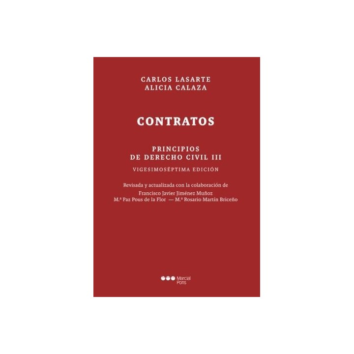 Contratos. Principios de Derecho civil III