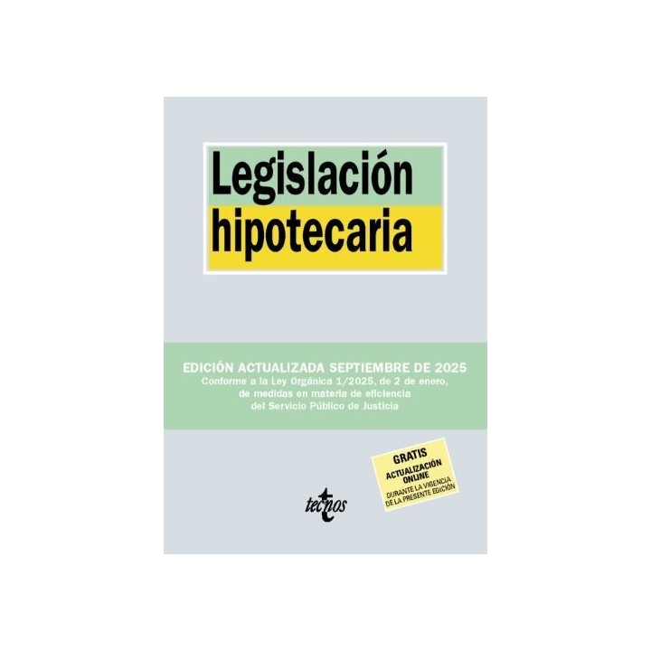 Legislación hipotecaria