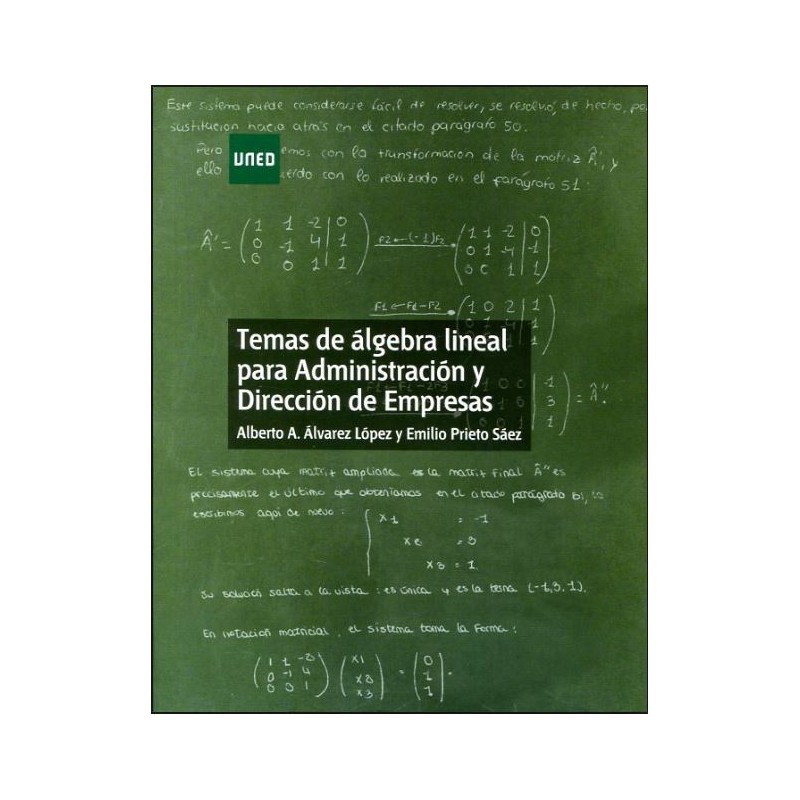 Temas de álgebra lineal para Administración y dirección de empresas
