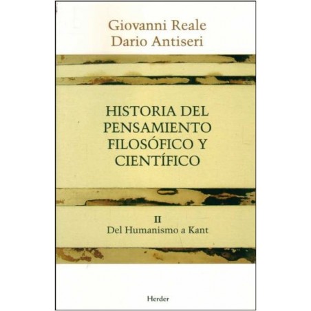 Historia del pensamiento filosófico y científico II