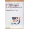 Introducción a la fonética. El método experimental