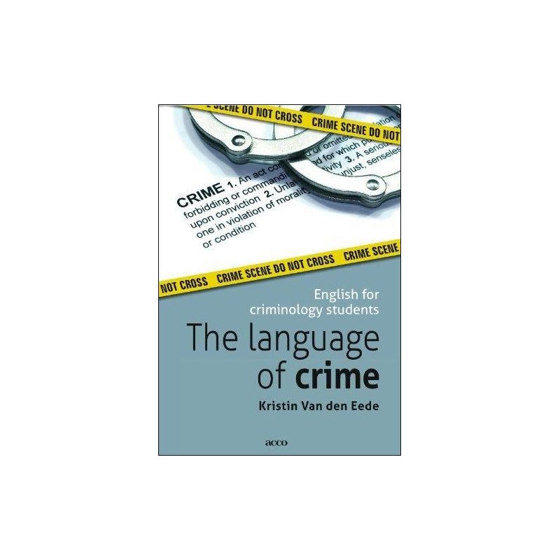 English for criminology students. The language of crime