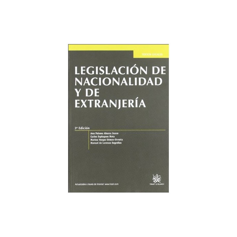 Legislación de nacionalidad y de extranjería