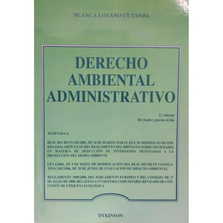 Derecho ambiental administrativo