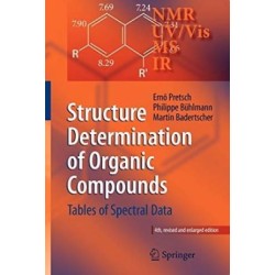 Structure determination of organic compounds. Tables of spectral data