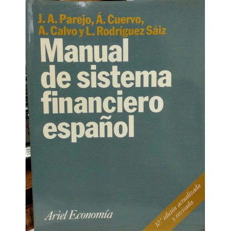 Manual de sistema financiero español 13a.ed.