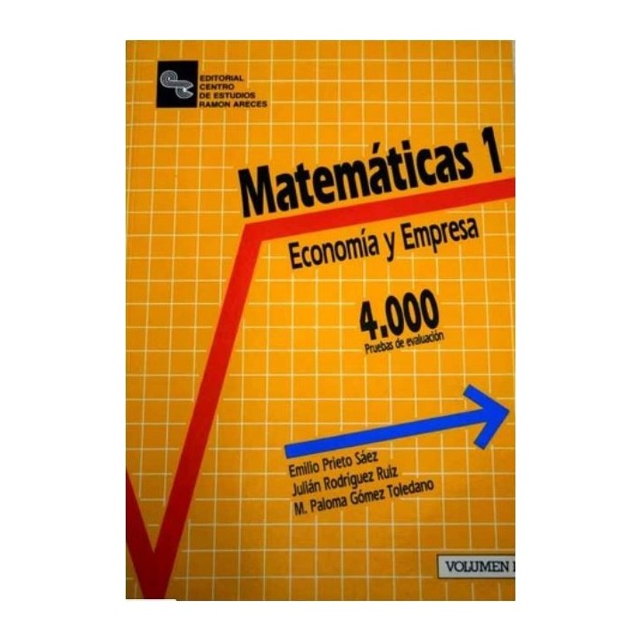Matemáticas 1 Economía y empresa - 4.000 pruebas de evaluación (2 vols.)
