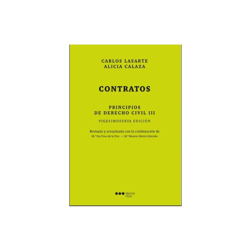 Contratos. Principios de Derecho civil III