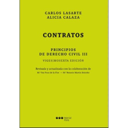 Contratos. Principios de Derecho civil III