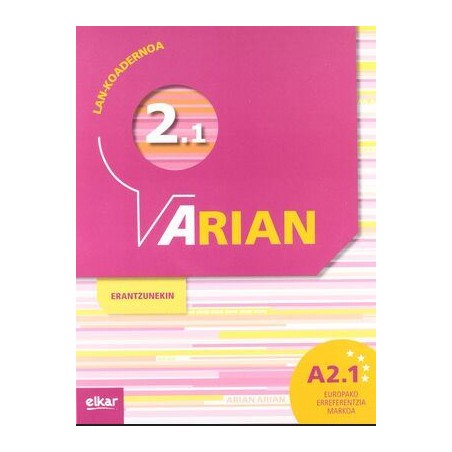 Arian A2.1 Lan-Koadernoa + Erantzunak