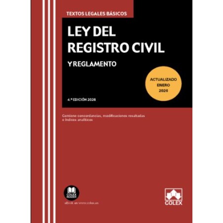 Ley del registro civil y reglamento