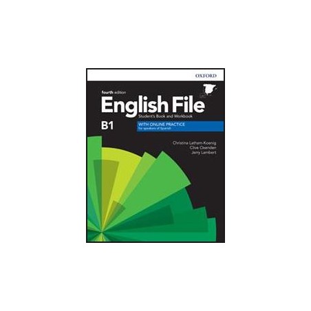 English file intermediate students book and workbook with key. With online practice for speakers of spanish