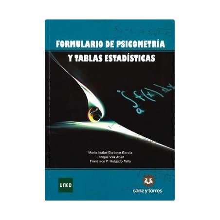 Formulario de psicometría y tablas estadísticas