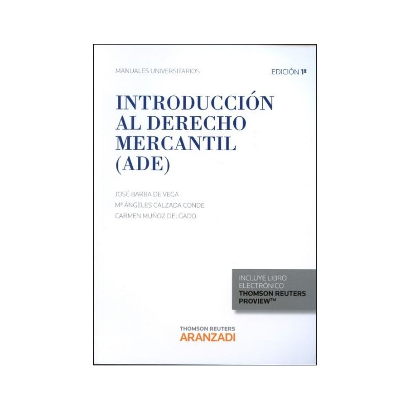 Introducción al derecho mercantil