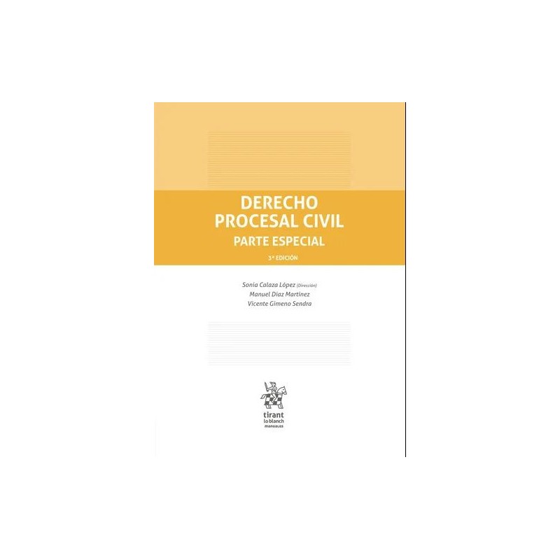 Derecho procesal civil. Parte especial