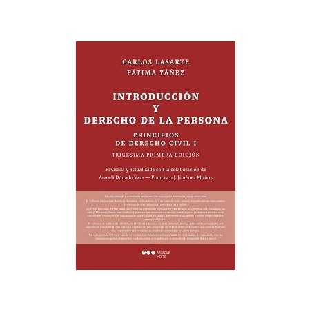 Principios de derecho civil I. Introducción y derecho de la persona