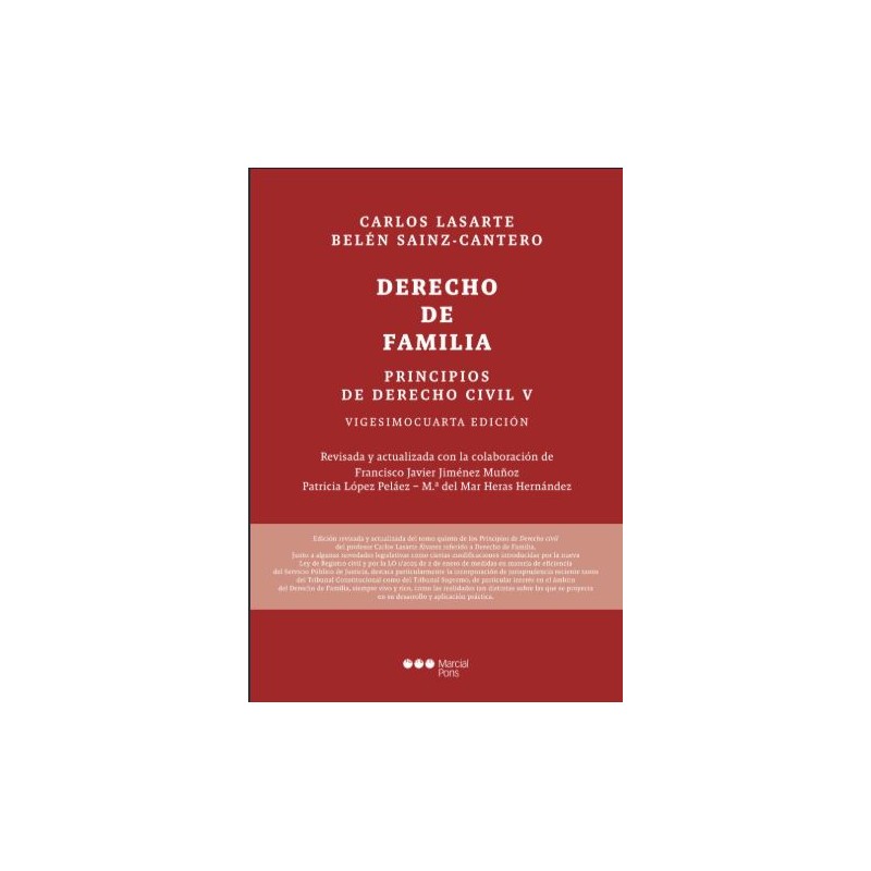 Principios de derecho civil V. Derecho de familia