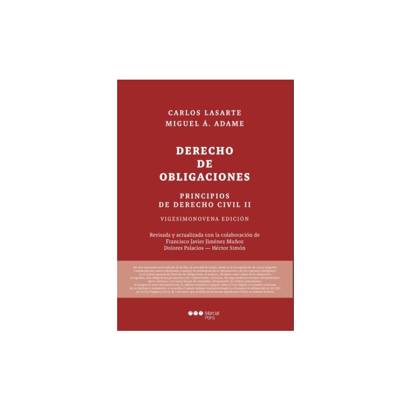 Principios de Derecho civil II. Derecho de obligaciones
