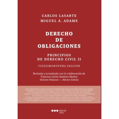 Principios de Derecho civil II. Derecho de obligaciones