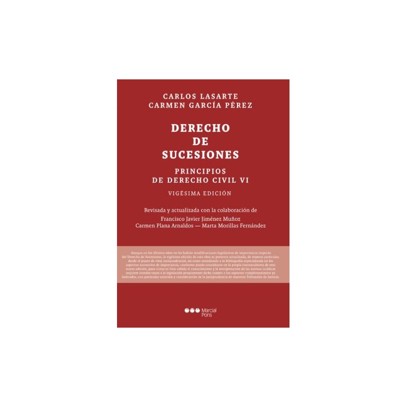 Derecho de sucesiones. Principios de Derecho civil VI