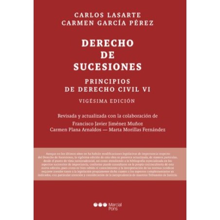 Derecho de sucesiones. Principios de Derecho civil VI