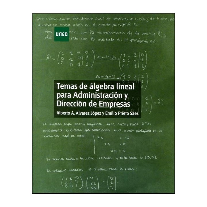 Temas de álgebra lineal para Administración y dirección de empresas